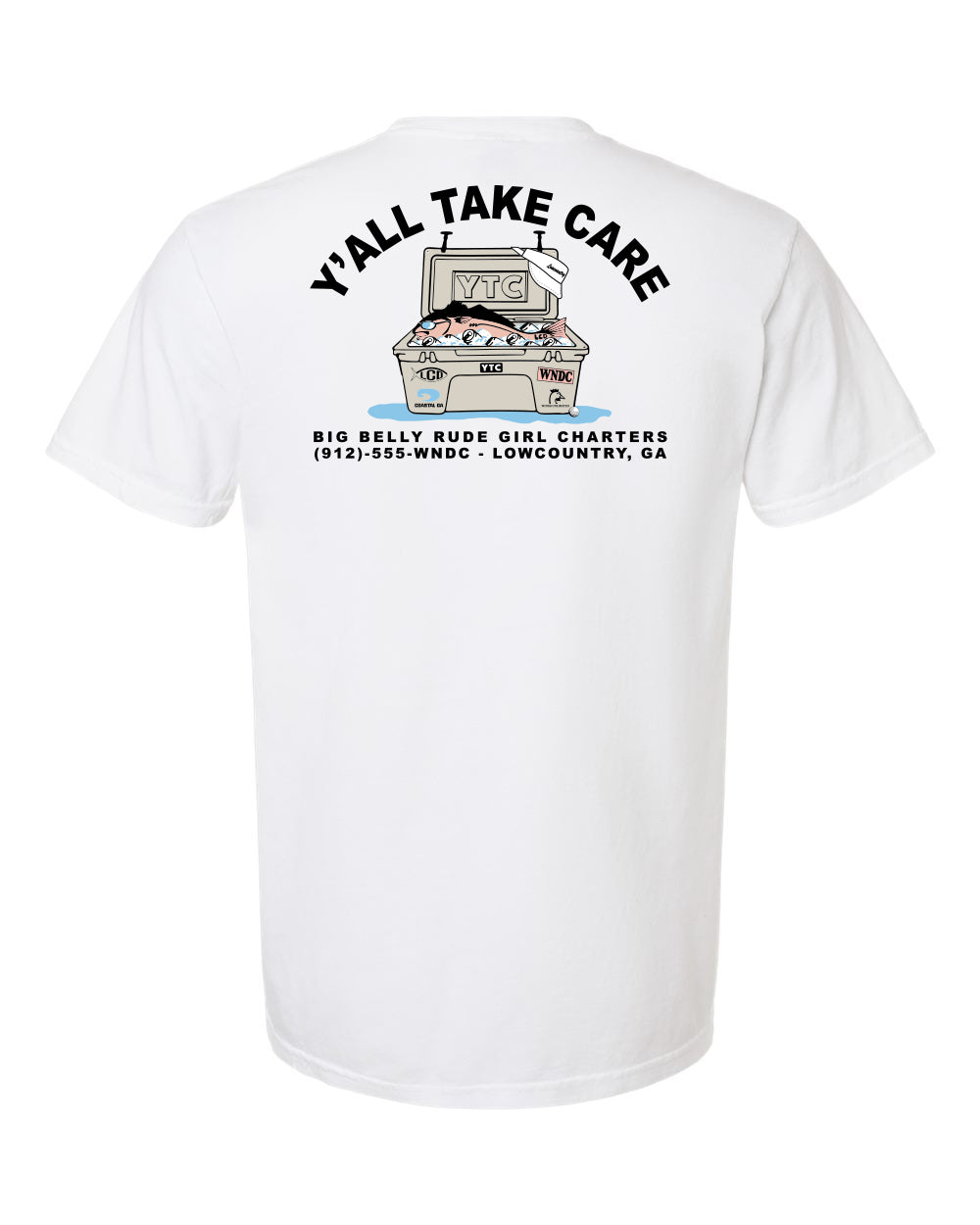 YTC Charters Tee White